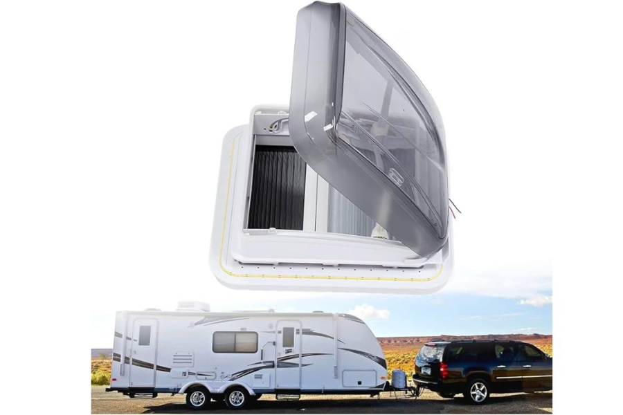 rv shower bubble window